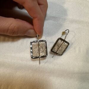 Handmade Silver Amethyst Earrings